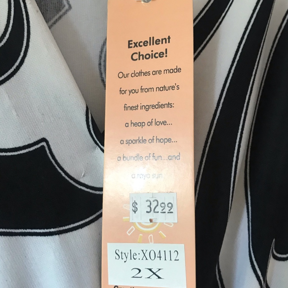 NWT Black and White RayaSun dress - Picture 3 of 3